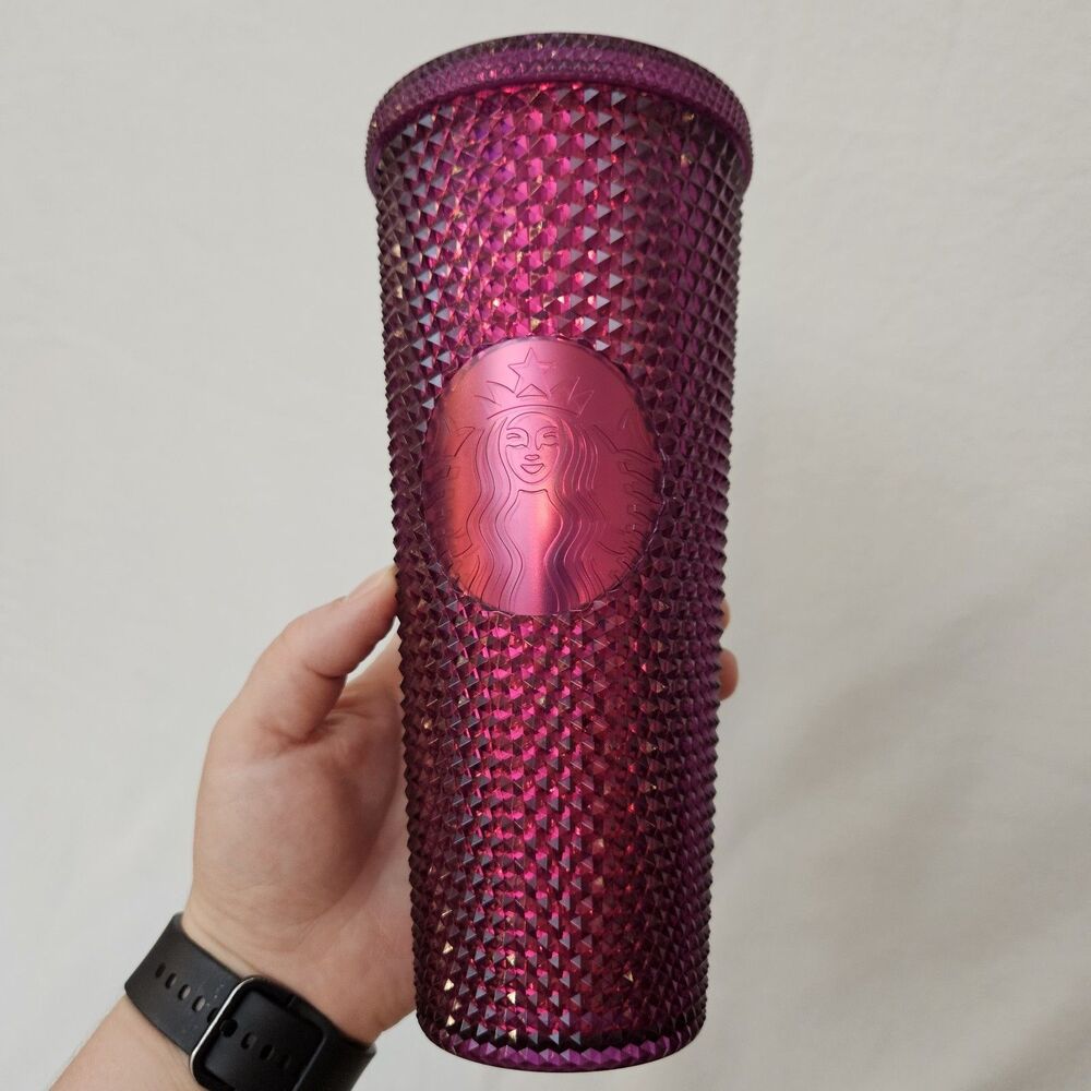Starbucks Sangria Bling Studded 24oz Venti Tumbler Christmas Holiday Winter 2022